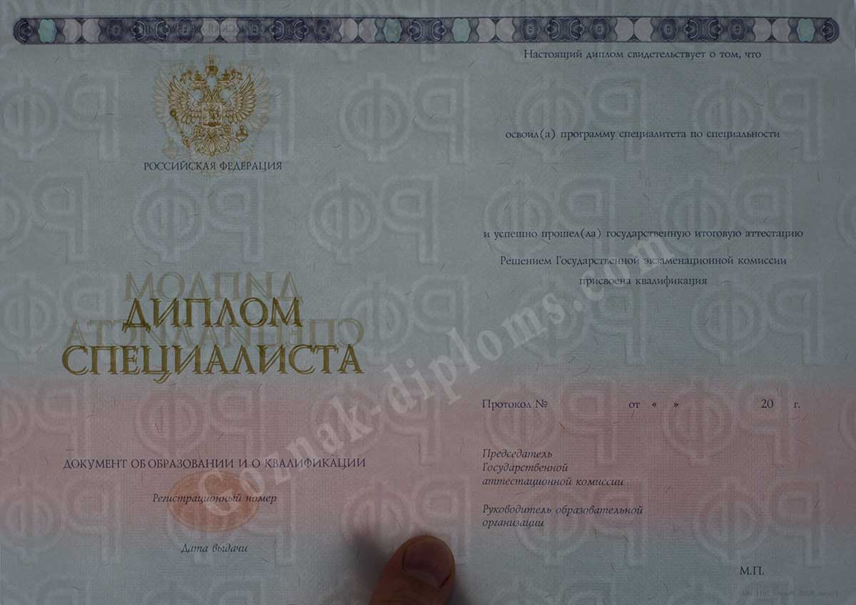 Диплом специалиста 2014-2026